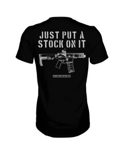 Combat Iron Apparel Just Put A Stock On It Men's T-Shirt
