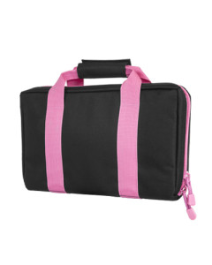 Discreet Pistol Case/Black W/Pink Trim