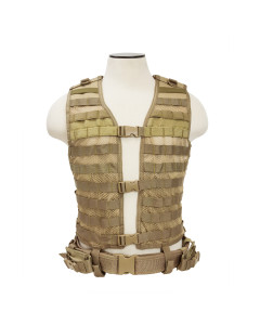 Molle/Pals Vest/Tan  M-Xl
