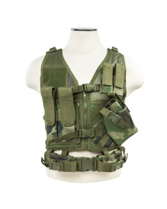 Tactical Vest/Woodland Camo Xs-S