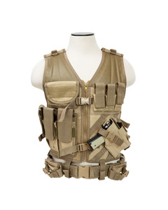 Tactical Vest/Tan  Xl-Xxl+