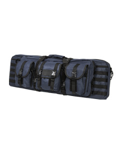 Double Carbine Case/Blue With Black Trim/36 In