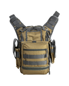 PVC First Responders Utility Bag/ Tan W/Urban Gray Trim