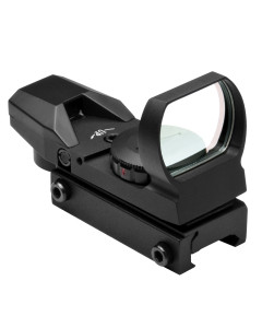 Red & Green Dot Reflex Sight /4 Different Reticles/Weaver Base/Black