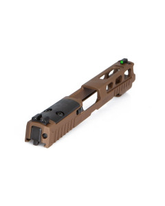 Sig Sauer P320 PROCUT Slide Assembly XRAY3 Sight R2 Optic Ready Compatible with 4.7" 9MM Barrel Coyote Finish