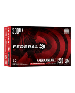 Federal American Eagle Subsonic 300 Blackout 220gr OTM 20rd Box