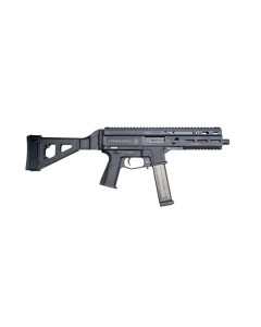 Grand Power Stribog SP10A3 10mm Pistol – 8" Threaded Barrel, 20-Round Magazine, SBT Brace – Black - Add To Cart For Price