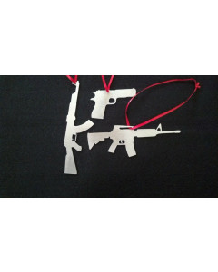 Billet 3-gun Christmas Ornament Set