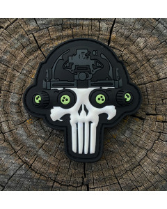 Lights Out Punisher NVG Glow in the Dark Patch