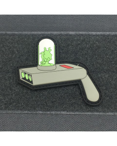 PORTAL GUN 3D GITD PVC MORALE PATCH