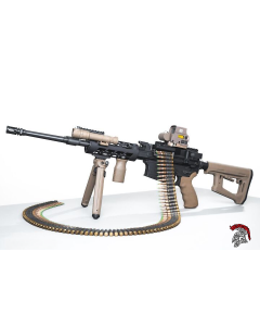 FightLite RAPTOR Belt Fed Upper - 5.56 NATO, 16.25” Quick-Change Barrel, M-LOK Rail-Interface System 