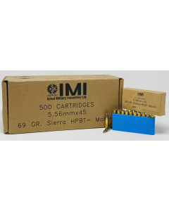 IMI 5.56 NATO 69gr Sierra BTHP 20rd Box