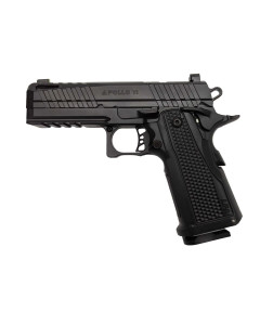 LFA Apollo 11 Compact Pistol - 9mm | Black |Aluminum Grip | 4.1" | 1x17rd Mag