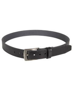 Magpul Tejas Gun Belt El Empresario Leather/Polymer Brushed Nickel Buckle Black