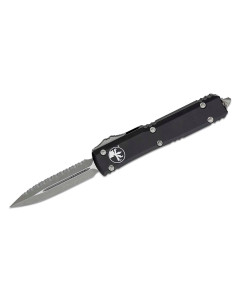 Microtech Ultratech Auto OTF 3.46" Apocalyptic Plain/Serrated Double Edge Dagger Blade