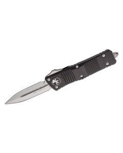 Microtech Combat Troodon Auto OTF 3.75" Stonewashed Double Edge Dagger Blade