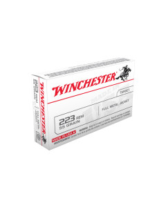 Winchester Ammo  USA 223 Rem 55 gr FMJ