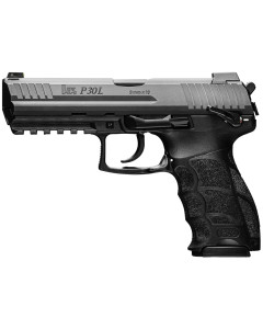 H&K P30LS 9mm Long Slide (V3) DA/SA ambidextrous safety/rear decocking button two 17rd magazines
