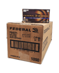 Federal 9mm HST LE 124gr JHP 1000rd Case - Free Shipping!!