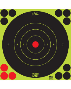 Pro-Shot Splatter Shot 8" Bullseye 6 Pack Adhesive Targets