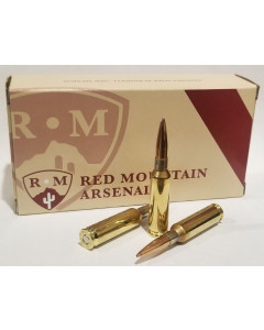 Red Mountain Arsenal 6.5 Creedmoor 136gr OTM Scenar-L Lapua MATCH GRADE Brass Case MADE IN AMERICA - 20rd Box