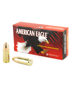 Federal American Eagle 9mm 124gr FMJ 50rd Box