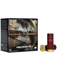 Federal Premium High Over All Competition Target Load 12 Gauge 2.75", #9, 2 3/4 Dram, 1 1/8 oz, Lead, 25rd Box
