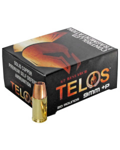 G2 Research Telos 9mm +P 92gr Lead Free Copper 20rd Box