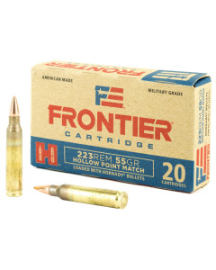 Frontier Cartridge Lake City 223 Rem 55gr HP Match 20rd Box