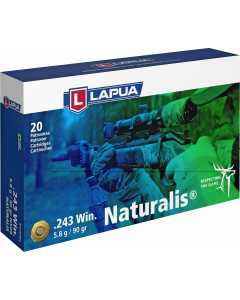 Lapua 243 Win 90gr FMJ 20rd Box