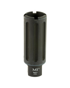 Midwest Industries Blast Can, 1-2X28 TPI, For 5.56-.223 Rifles, Overall Length 3.375", Includes Crush Washer, Black Hardcoat Anodized 6061 Aluminium MI-BC556