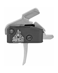 Rise Armament High Performance Trigger - Silver, Anti Walk Pins