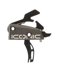 Iconic by RISE Independent Two-Stage Trigger with Anti-Walk Pins - Graphite Gray