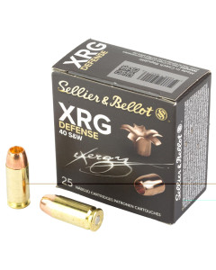 Sellier & Bellot XRG 40 S&W 130gr JHP 25rd Box