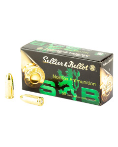 Sellier & Bellot 9mm 115gr FMJ Non Toxic 50rd Box