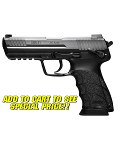 H&K HK45 (V1) DA/SA safety/decocking lever on left two 10rd magazines