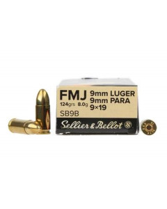 SELLIER & BELLOT 9X19 NATO 124GR