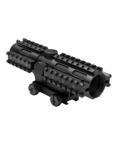 Tri-Rail Series 4X32 Compact Scope/3 Rail Sighting System P4 Sniper/Blue/Weaver Mount