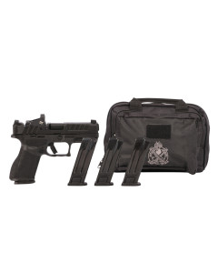 Springfield Echelon 4.0C 9mm 4" Barrel, Melonite Finish, Black, Crimson Trace CT-1500, Optics Ready Slide, Front Tritium Night Sight, Tactical Rack U-Dot Rear, 5 Magazines, (3)-15 Round & (2)-18 Round, Includes Range Bag