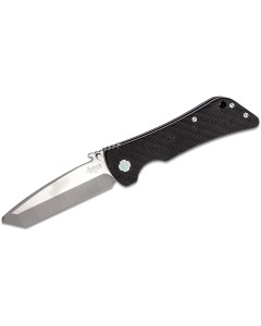 Southern Grind Bad Monkey 4" Emerson Satin Tanto Folding Blade - Carbon Fiber Handle