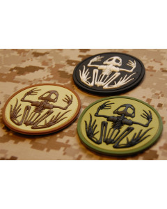 Skeleton Frog Patch 3D-PVC
