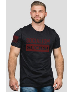 Nine Line Men's T-Shirt Socialism Sucks