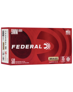 Federal Champion Training 9mm 115gr FMJ 50rd Box