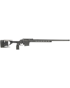 Seekins Precision Havak HIT 6mm Creedmoor Caliber with 3+1 Capacity, 24" Barrel, Black Metal Finish & Black Folding Chassis Stock Right Hand 