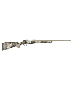 CVA Cascade Full Size 308 Win 3+1, 22" Sniper Gray Cerakote Steel Threaded Barrel, Sniper Gray Cerakote Steel Receiver, Exclusive Realtree Rockslide Fixed w/SoftTouch Stock, Right Hand