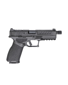 Springfield Armory Echelon 9mm Luger 17+1/20+1, 5.28" Black Melonite Hammer Forged Threaded Barrel, Black Melonite Optic Ready/Serrated Slide, Black Polymer Frame w/Picatinny Rail, Black Interchangeable Backstrap Grip, 3-Dot Tritium Sights