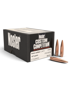 Nosler Custom Competition, Nos 49742 Cust Comp  6mm 107  Hpbt  100