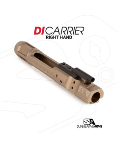 Superlative Arms Direct Impingement AR-15 Right Hand Full Auto Bolt Carrier Group - Tan DLC