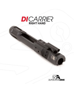 Superlative Arms Direct Impingement AR-15 Right Hand Full Auto Bolt Carrier Group - Dark DLC