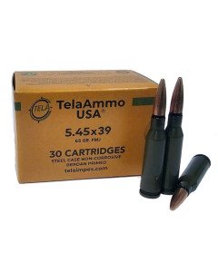 TelaAmmo 5.45x39mm 65gr Steel Case FMJ 1500rd Case
